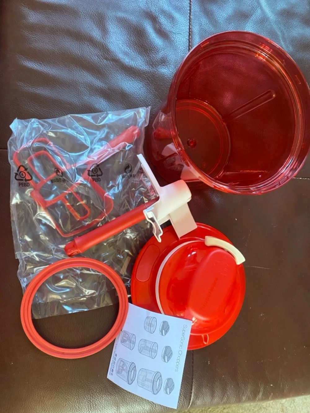 Tupperware POWER CHEF SUPERSONIC™ CHOPPER 5.5 Cup 1.35 Liter Food Processor Prep - Picture 5 of 8